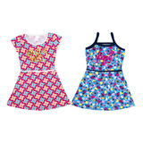 Kit 2 Vestido Juvenil Feminino Roupa Menina Atacado