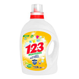 Detergente Líquido 123 Multiusos Antibacterial Frutos Cítricos 3l