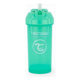 Vaso Con Bombilla Straw Cup Twistshake 360 Ml Color Verde