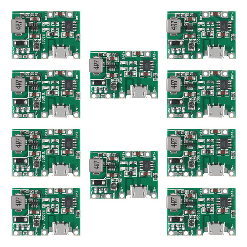 D-flife 10 Unids 18650 18650 Li-ion Cargador De Bateria Modu