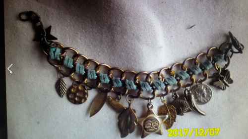 Pulsera  Con Dije De Mariposa