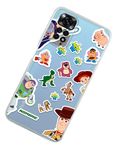 Funda Para Xiaomi Personajes Toy Story Personalizada Nombre