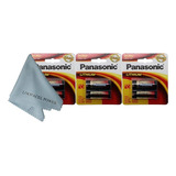 Bateria Cilindrica De Litio Panasonic 2cr5 6-volt Pack 3