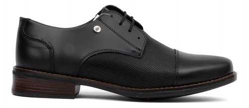 Zapato Vestir Oxford Hombre Negro Piel Punto Alto 8526 Gnv®