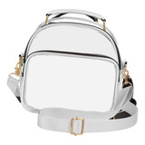 Bolso Bandolera Transparente, Mochila Impermeable De Pvc,