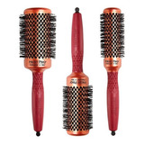 Set X3 Cepillos De Brushing Olivia Garden Heat Pro Térmico Olivia Garden Heat Pro Hp-box01 Rojo