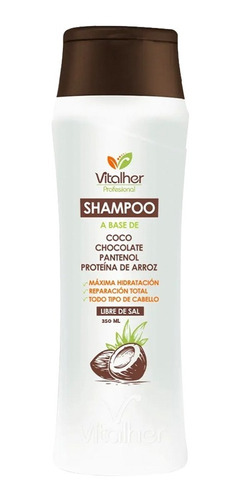 Shampoo Vitalher Coco X350ml - mL a $86