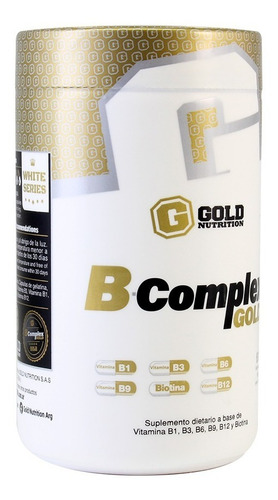 Gold Nutrition B Complex 60 Capsulas Vitamina B Con Biotina