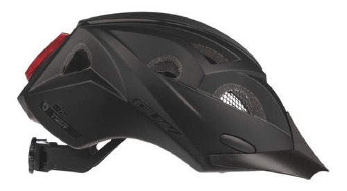 Casco Para Bicicleta Gw M7 Con Luz Negro