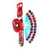 Spiderman Reloj Infantil Proyector De 24 Imagenes
