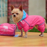 Capa De Chuva Para Cachorro Rosa Roupa Pet Pp Ao Ggg