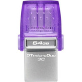 Pen Drive Kingston Datatraveler Microduo 3c De 64gb Usb 3.2