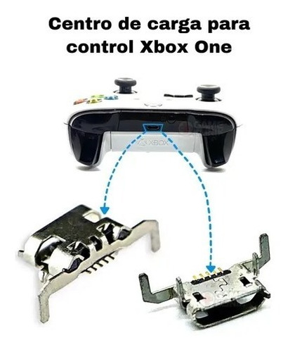 Jack Pin Centro De Carga Micro Usb Para Control De Xbox One 