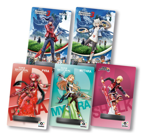 Tarjetas Nfc Amiibo Xenoblade Chronicles Colección Completa