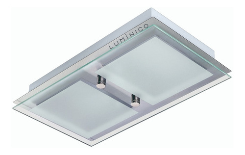 Plafon Escorpio Il 2 Luces Apto Led Baño Cocina Luminico