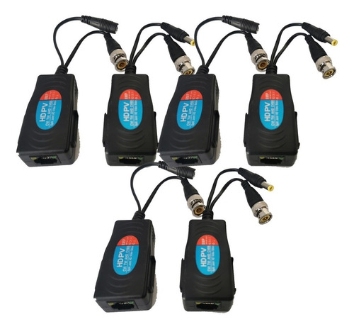 3 Pares Balum Transceptor Balun Rj45 Provision Video 2mpx