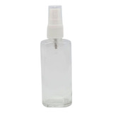 10 Frascos Vip 60ml De Vidrio Con Spray Transparente