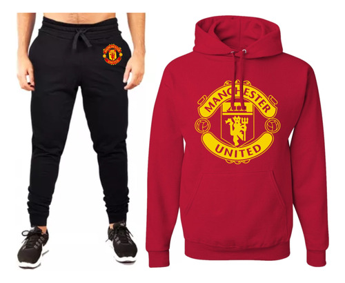 Conjunto Buzo Y Pantalón Jogging - Manchester United Escudo