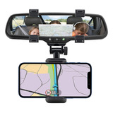 Soporte Celular Auto Espejo Retrovisor Resistente Gira 360°