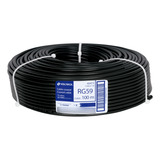 Cable Coaxial Rg 59 Rollo 100 Metros Alta Frecuencia Tv