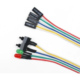 Botón Power/reset Para Gabinete Atx Con Cable A Mother Led