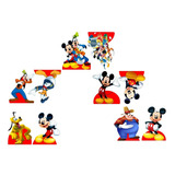 Turma Do Mickey    Kit 10  Display De  20 Cm