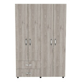 Closet Ankora Ceniza Blanco 180x120x47cm