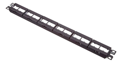 Panel De Parcheo 24 Puertos Modular Patch Panel 1u