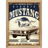 Ford Mustang Cuadros Publicidad Poster Carteles  X209