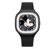 Reloj Importado Mickey O Minnie Mouse Grande Silicona