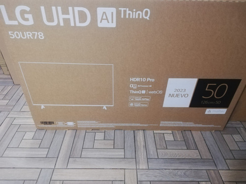 Pantalla LG Uhd Ai Thinq 50 4k Smart Tv 50ur7800psb