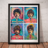 Cuadro Rock - The Beatles - Retratos