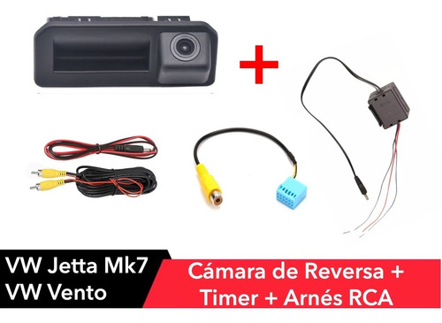 Camara Reversa Vw Rcd 330 360 Jetta Mk7 Vento + Arnes Timer