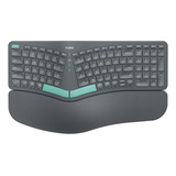 Nulea Rt05b Teclado Ergonomico Inalambrico, Teclado Dividido