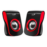 Parlantes Genius Sp-q180 Usb Rojo