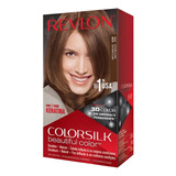 Revlon Colorsilk Tinte Permanente Castaño Claro 51 Caja Con 