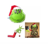 Peluche 3d Grinch Para Decoración De Árboles De Navidad, [u]