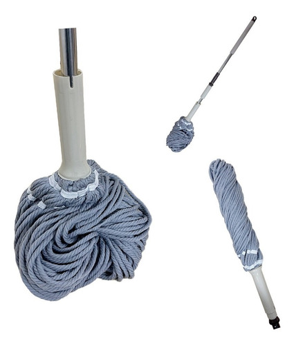 Trapeador Magic Mop Giratorio 130cm