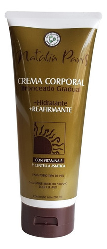 Crema Corporal Bronceado Gradual + Hidr - mL a $215