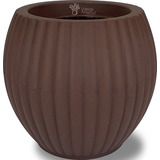 Vaso De Polietileno Esfera Tulipa 02 Cor Marrom