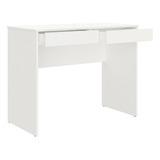 Mesa Para Computador Escrivaninha Escritório Em Mdp Branco