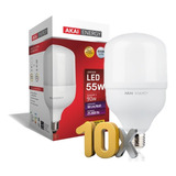 Lampara Foco Led Galponera Alta Potencia 55w Akai Pack 10u