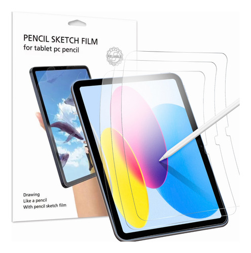 [3 Piec] Protector De Pantalla De Papel Para iPad 2022 10.9