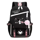 Mochila Escolar De Gran Capacidad Kuromi Melody