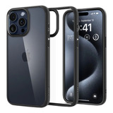 Capa Spigen Ultra Hybrid Black Para iPhone 15 Pro (6.1 )