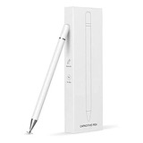 Lapiz Capacitivo Stylus Universal Blanco +punta De Repuesto