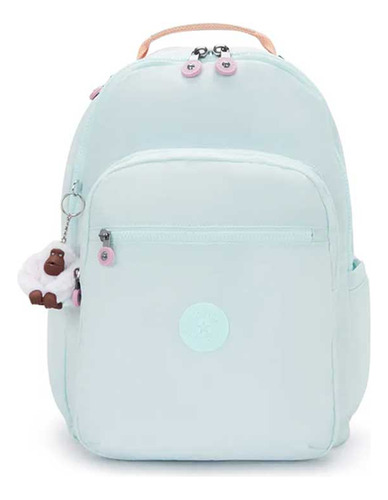 Mochila Infantil Kipling Seoul Original Azul Claro