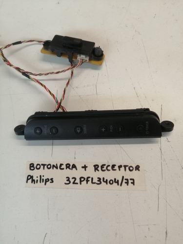 Botonera Y Receptor Ir Para Tv Philips 32pfl3404/77