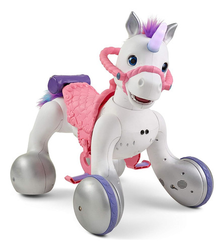 Carro Montable Pony Eléctrico Interactivo Con Luz Y Sonido