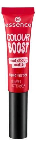 Essence Labial Liquido Matte Colour Boost Liquid Lipstick Color 07. Seeing Red